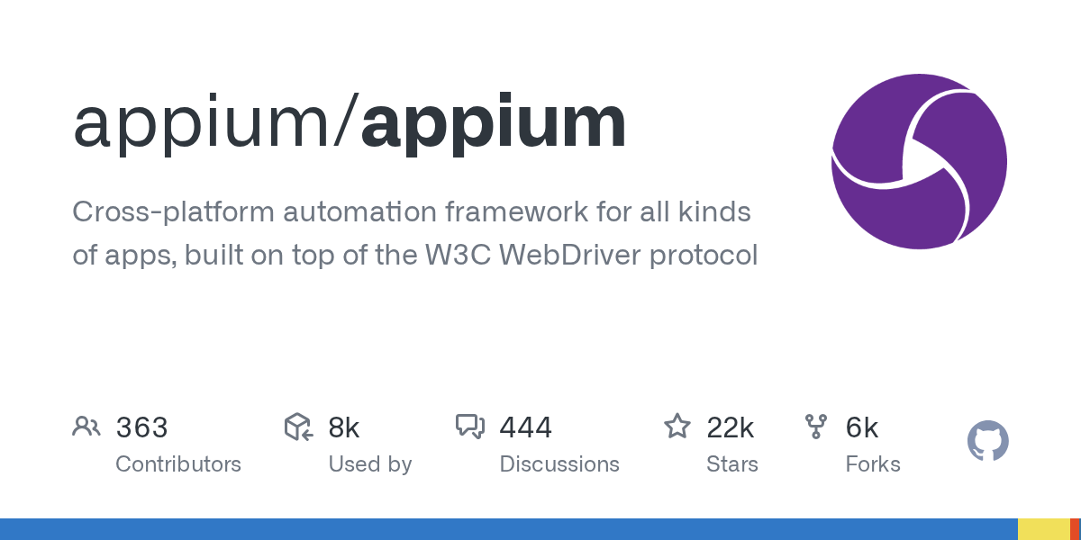 Appium 仓库卡片