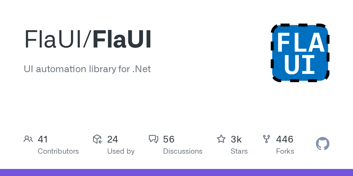FlaUI 仓库卡片