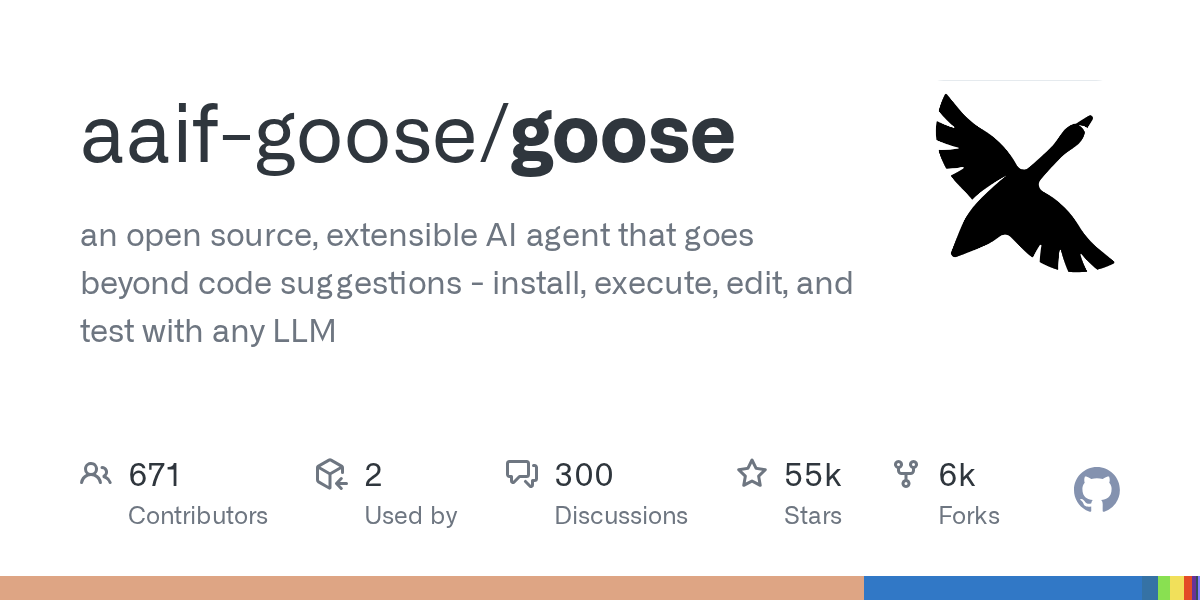 Goose 仓库卡片