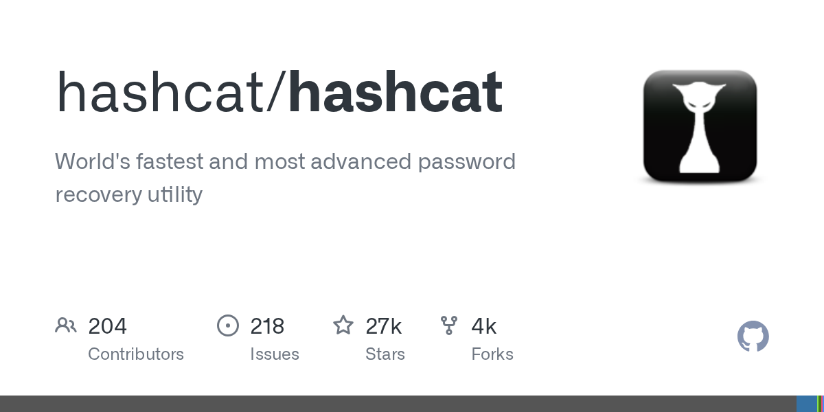 hashcat 仓库卡片
