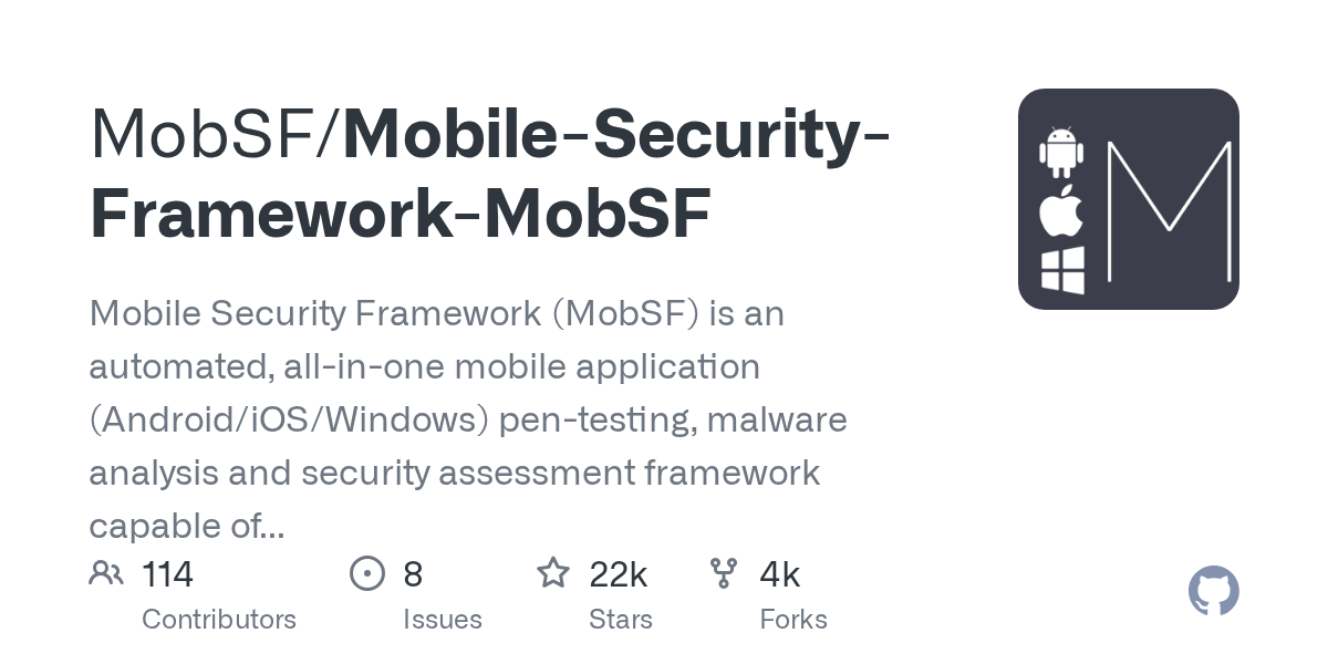 MobSF 仓库卡片