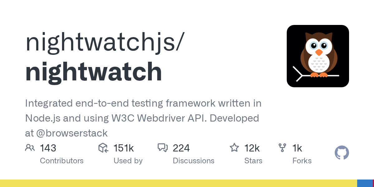 Nightwatch 仓库卡片