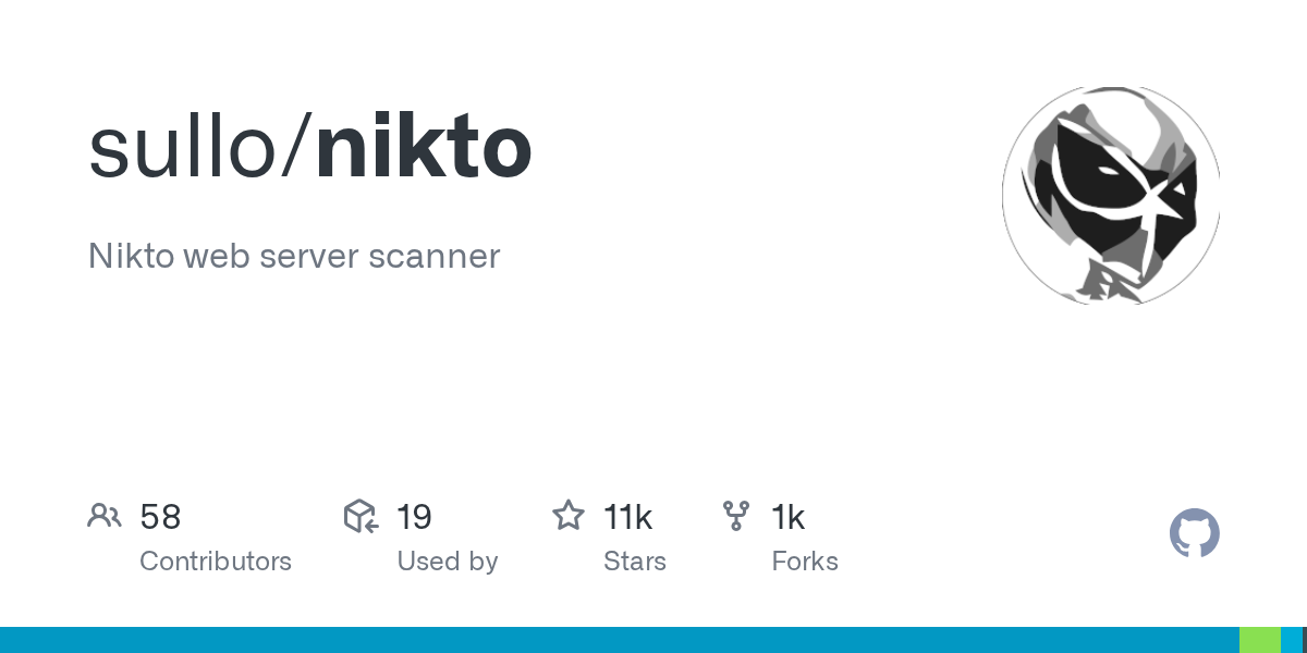Nikto 仓库卡片