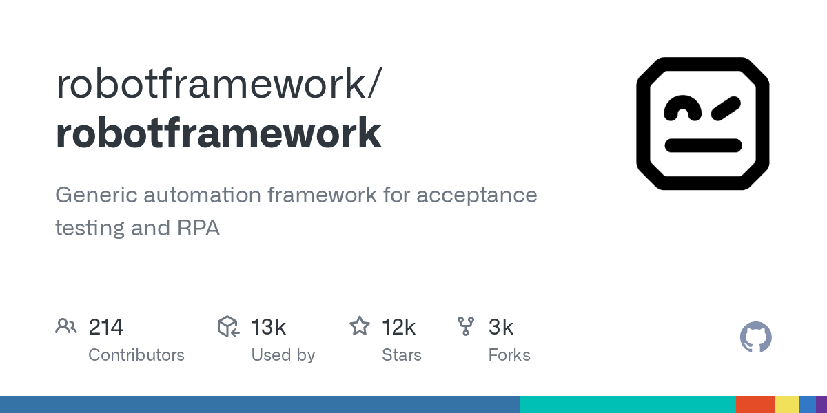 Robot Framework 仓库卡片