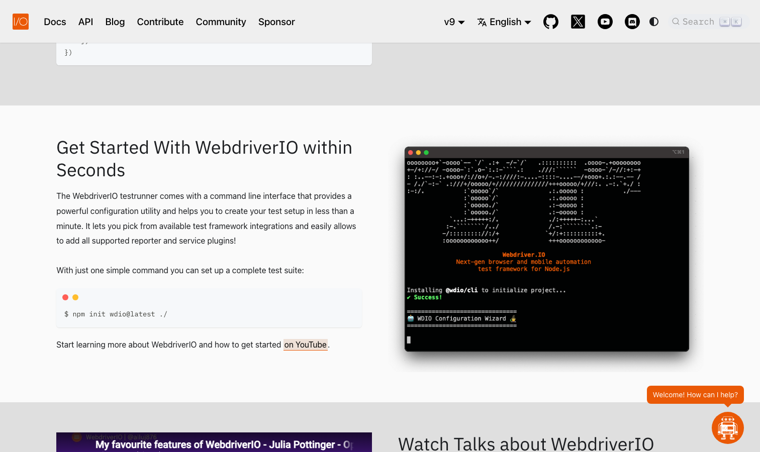 WebdriverIO